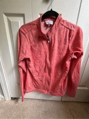 Giro coral heather quarter-zip athletic top